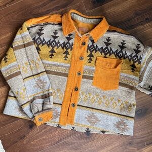 Umgee corduroy western crop jacket